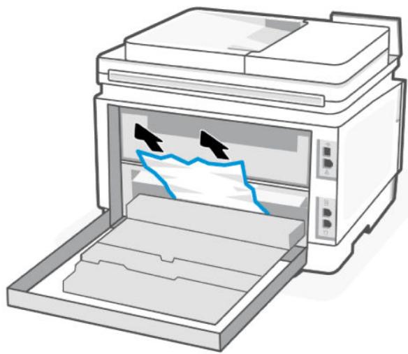 HP laser JET PRO 3302sdw - Élimination d'un bourrage papier dans le bac de sortie - 3