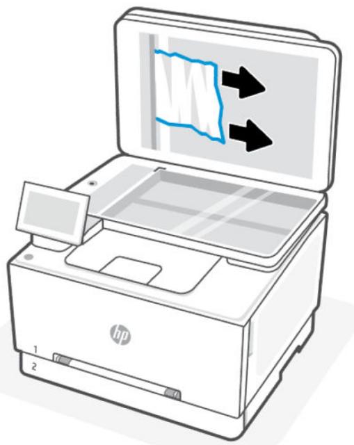 HP laser JET PRO 3302sdw - Élimination d'un bourrage papier dans le chargeur de documents - 7