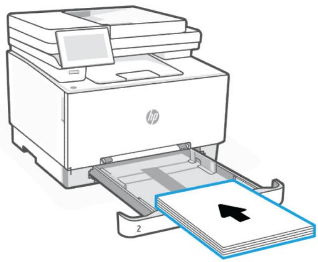 HP laser JET PRO 3302sdw - Chargement du papier dans le bac 2 - 4