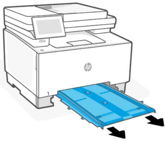 HP laser JET PRO 3302sdw - Élimination d'un bourrage papier dans le bac 2 - 3