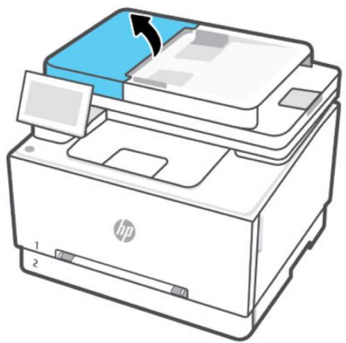 HP laser JET PRO 3302sdw - Nettoyer les rouleaux et le tampon de séparation du bac d'alimentation - 1