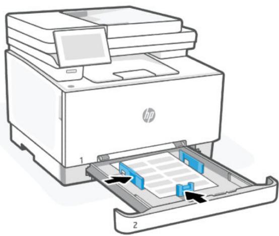 HP laser JET PRO 3302sdw - Chargement d'étiquettes dans un bac - 2