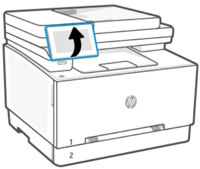 HP laser JET PRO 3302sdw - Basculer le panneau de commande - 1