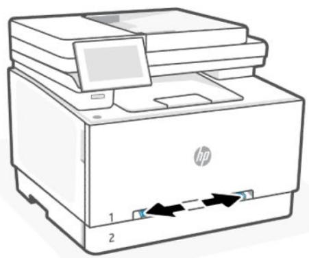 HP laser JET PRO 3302sdw - Chargement du papier dans le bac feuille à feuille (bac 1) - 1