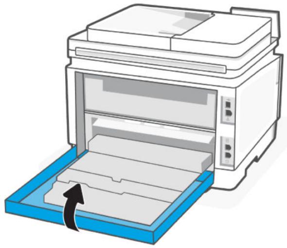 HP laser JET PRO 3302sdw - Élimination d'un bourrage papier à partir de la porte d'accès arrêté - 3