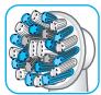 ORAL-B Vitality 100cross - Oral-B CrossAction brush head - 1