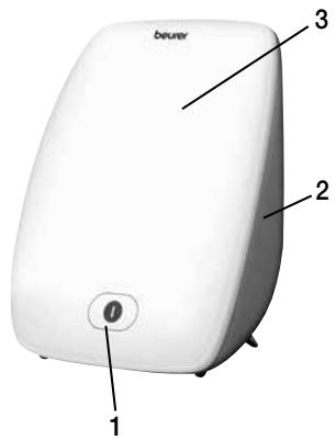 BEURER TL41 touch - Gerätebeschreibung - 1