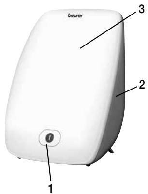BEURER TL41 touch - Description de l'appareil - 1