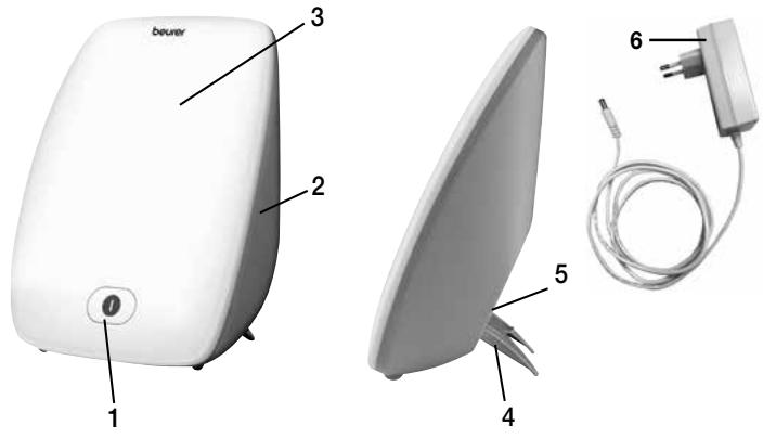 BEURER TL41 touch - Beskrivning av Produkten - 1