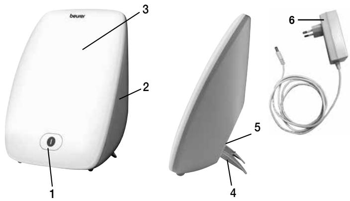 BEURER TL41 touch - Laitteen kuvaus - 1