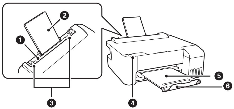 EPSON EcoTank ET-1810 - Nom et fonction des pieces - 1