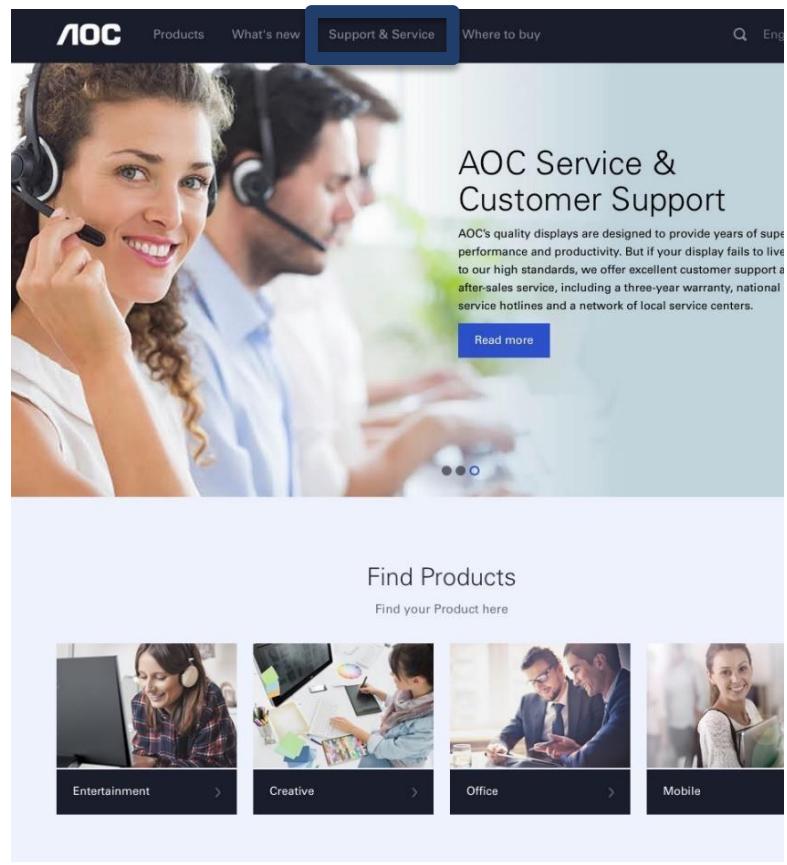 AOC Q27G3XMN- 1ms /180HZ /QHD/Miniled - - How to contact Customer Service - 1