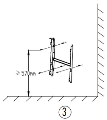 BESTHERM NESSA CONNECT 1500W - HT10-23AEW, HT15-23AEW, HT20-23AEW - Aufhängen des Heizgeräts an der Wand: - 3