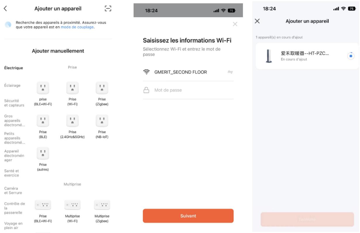 BESTHERM NESSA CONNECT 1500W - HT10-23AEW, HT15-23AEW, HT20-23AEW - Ajouter et connecter un appareil - 2