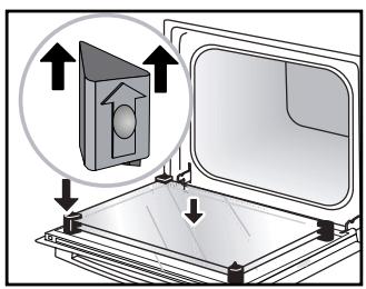 BRANDT BFP201BB - - Remontage des vitres de la porte - 1