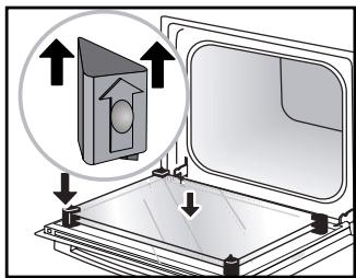BRANDT BFP201BB - - Reassembling the oven door glass panels - 1