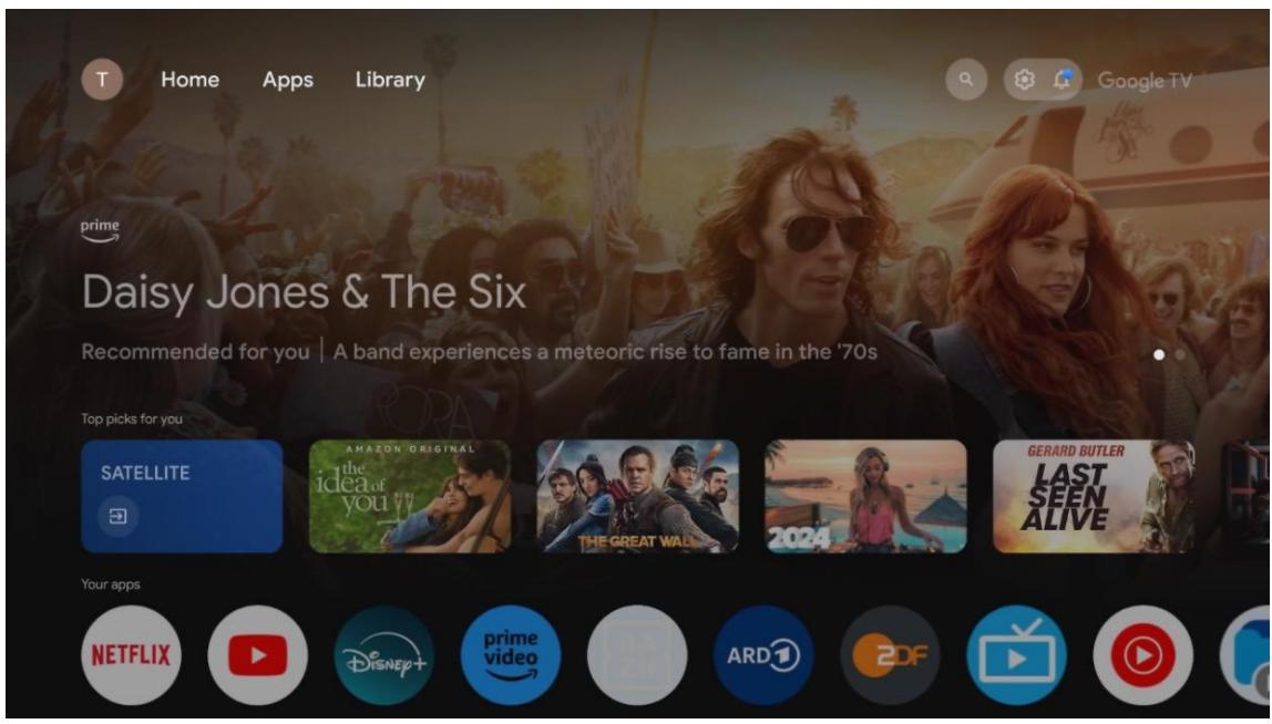 THOMSON 50UG4S14W - Écran d'accueil - 1