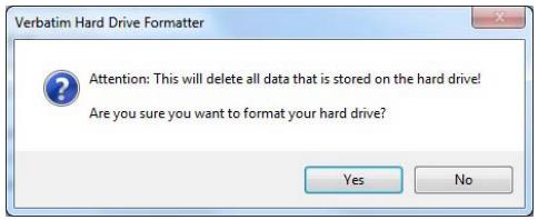 VERBATIM 1To - Conversion de FAT32 en NTFS - 2