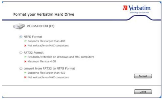 VERBATIM 1To - Conversion de FAT32 en NTFS - 1