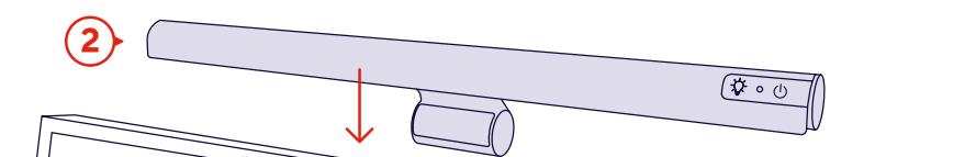TRUST Lampe barre pour MONITEUR Shyne - 6