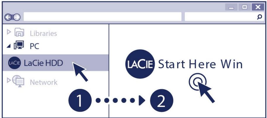 LACIE Mobile Drive Secure USB-C 2To - Commencer ici - 2