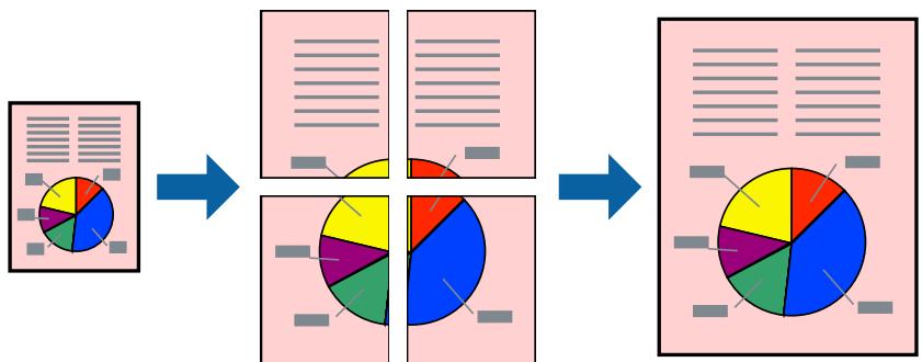 EPSON XP-3205 - Impression d'une image sur plusieurs feuilles en vue d'un agrandissement (création d'une affiche) - 1
