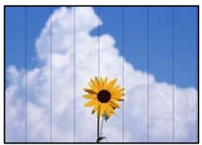 EPSON XP-3205 - Des bandes colorées apparaissent à intervalles de 2,5 cm environ - 1