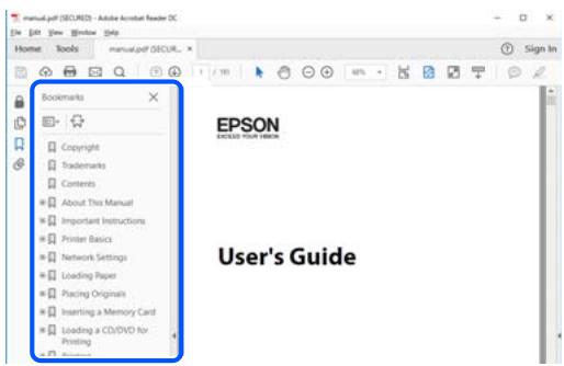 EPSON XP-3205 - Saut direct aux pages grâce aux signets - 1