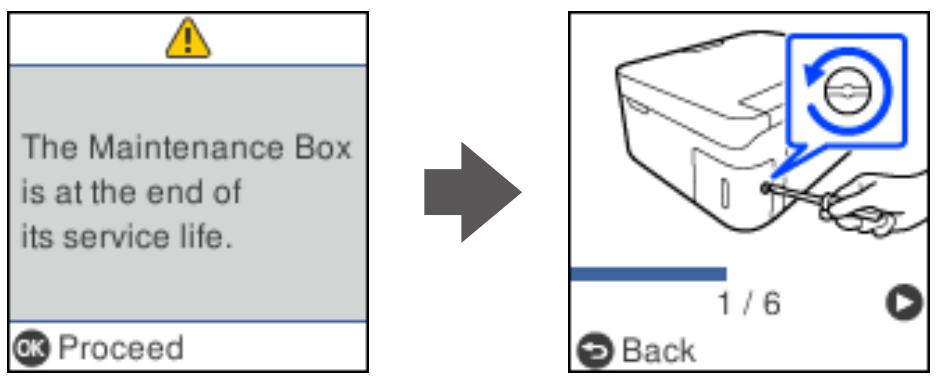 EPSON XP-3205 - Remplacement du boîtier de maintenance - 1