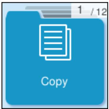 EPSON XP-3205 - Configuration de l'écran d'accueil - 1
