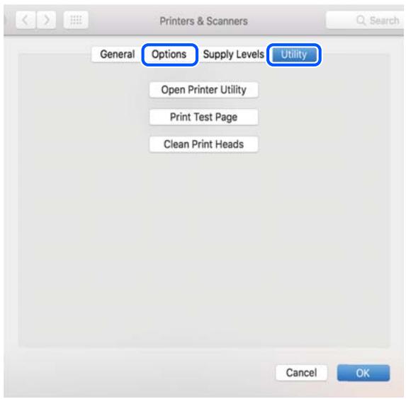 EPSON XP-3205 - Vérifier qu'un pilote d'imprimante epson authenticate est installé — mac OS - 1