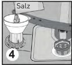 VALBERG VAL 15C39XVT - Füllendes Salzes in den Wasserenthärterbehälter - 4