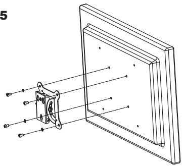 ELECTRO DEPOT 935396 SL01B - Support mural inclinable n°1 - Installatieprocedure: - 3
