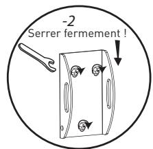 ELECTRO DEPOT 935396 SL01B - Support mural inclinable n°1 - Procedure d'installation : - 6