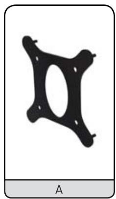 ELECTRO DEPOT 935396 SL01B - Support mural inclinable n°1 - Lieferumfang - 1