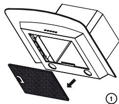 VALBERG VAL HD 90 VXWC - Uniquement pour le mode de recyclage :mettre le filtré charbon (non fournis) - 1