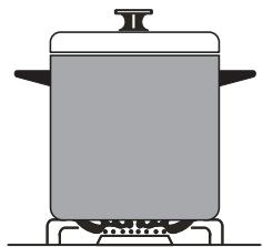 VALBERG VAL CG 50 4CM SVT - Verwendung der Kochfeld-Brenner - 4