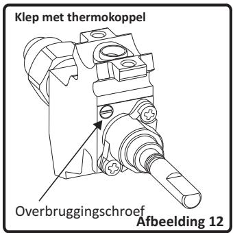VALBERG VAL CG 50 4CM SVT - De vlam aanpassen tot de minimumstand op de klep - 1