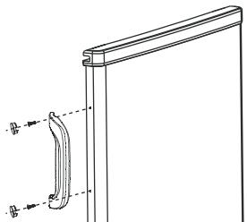 VALBERG VAL ARV 176 A+ KSC - Inversion de la poignée de la porte (facultatif) - 1