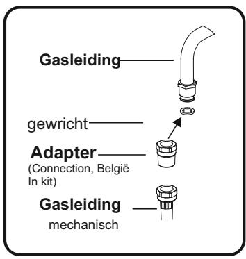 HIGH ONE HIG CG 50 4CM BVT - Gasverbinding- BE - 1