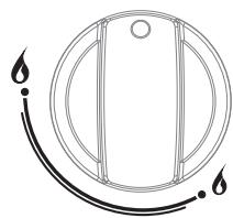 VALBERG VAL CG 60 4CM NVT - Utilisation des brûleurs du plan de cuisson - 1