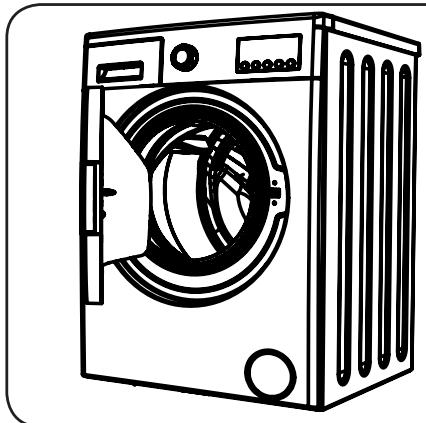 BELLAVITA LF 1209 BVT - Mettre le linge dans la machine - 1