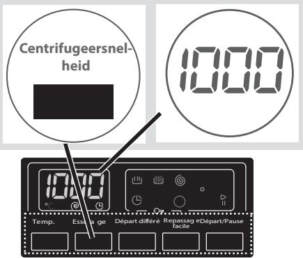 BELLAVITA LF 1209 BVT - Selectie van de centrifugeersnelheid - 1