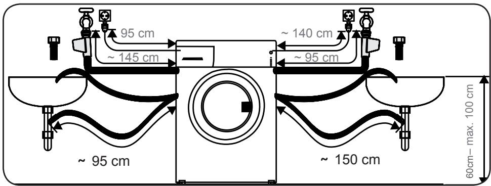 BELLAVITA LF 1209 BVT - Branchement du tuyau d'évacuation d'eau - 3