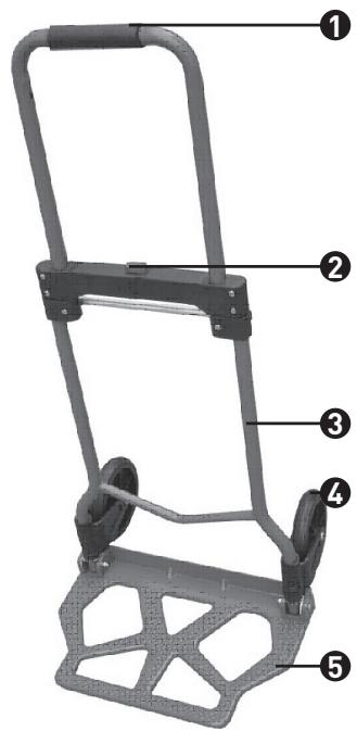 ELECTRO DEPOT Trolley pliant 70 KG - Description du produit - 1
