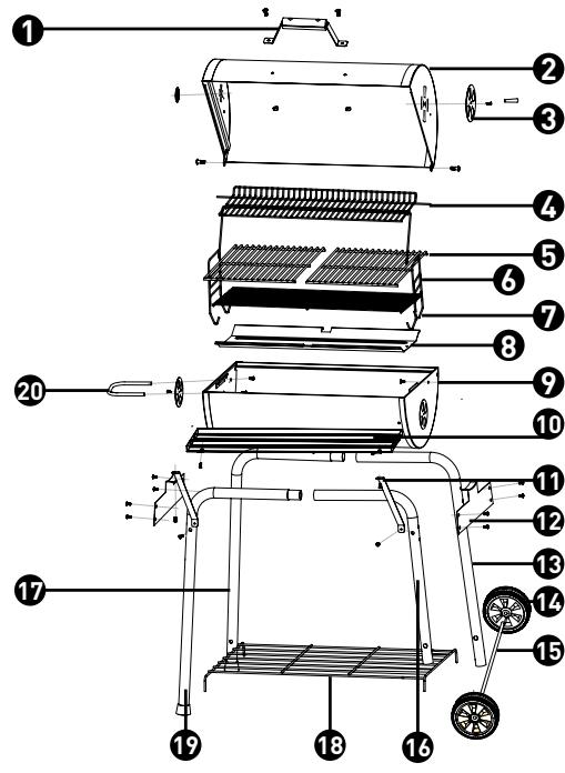 COSYLIFE CL-5940P4C - Description de l'appareil - 1
