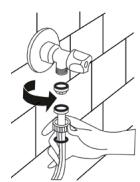 BELLAVITA LFS 1496 BNVT - Branchement de l'alimentation d'eau - 3