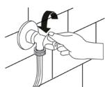 BELLAVITA LFS 1496 BNVT - Branchement de l'alimentation d'eau - 4