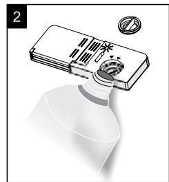 HIGH ONE HIG 12C49 FGC - - Quand remplir le distributeur de produit de rinçage ? - 3