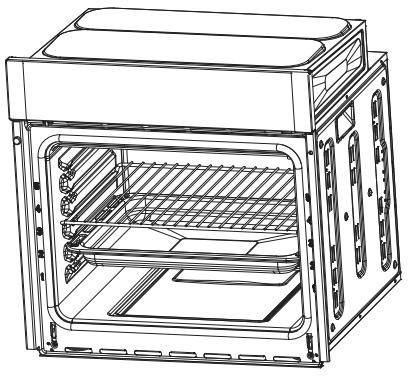 DAEWOO KBE-6R2SMO - »Mise en garde concernant le positionnement des clayettes - 1